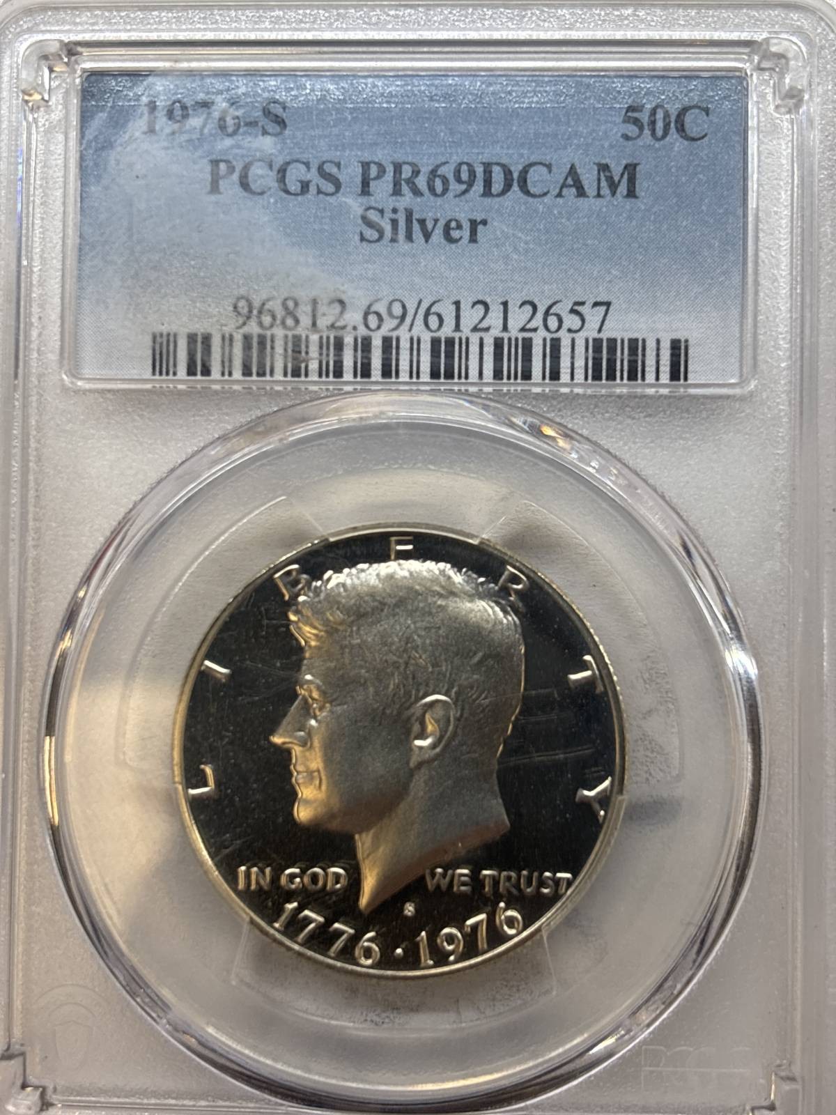 1976 S Half Dollars Kennedy PCGS PR-69 DCAM Silver
