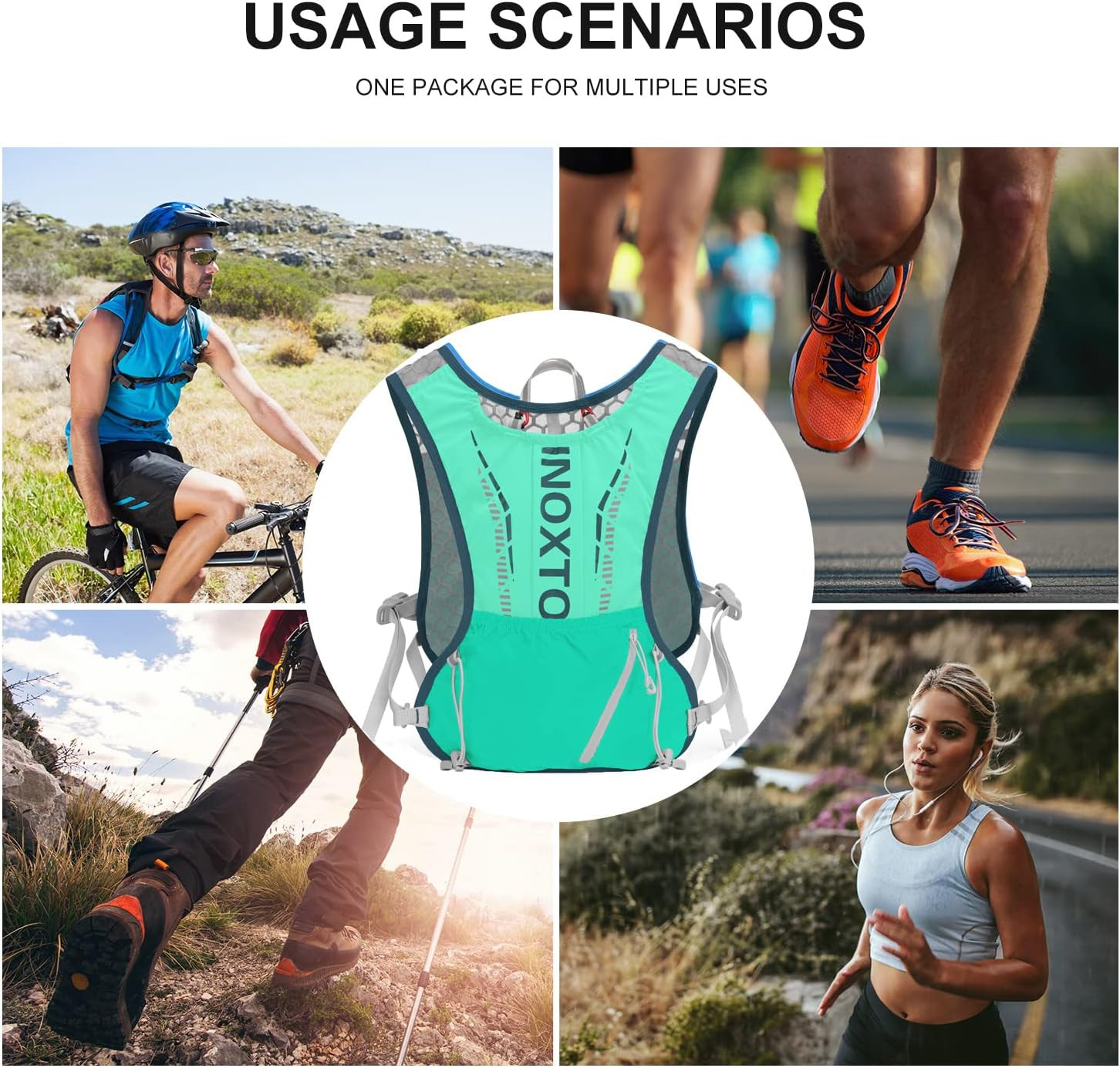 Running Hydration Vest Backpack