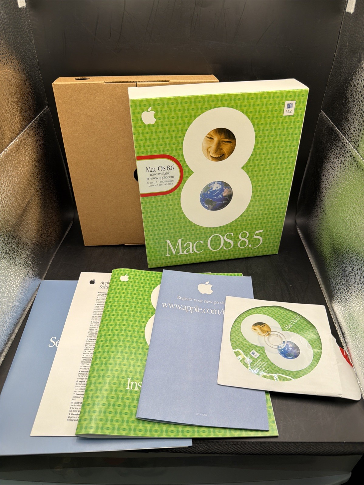 Apple Mac OS 8.5 (1998) Operating System CD-ROM w/ Retail Box