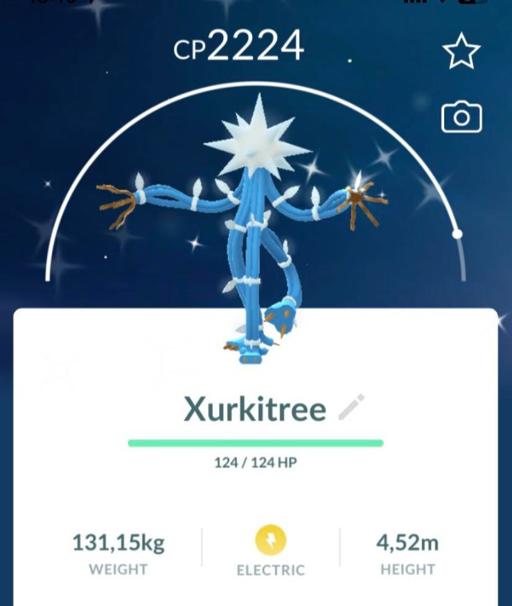 Pokémon - Shiny Xurkitree - P T C have 20k stardust - See Description