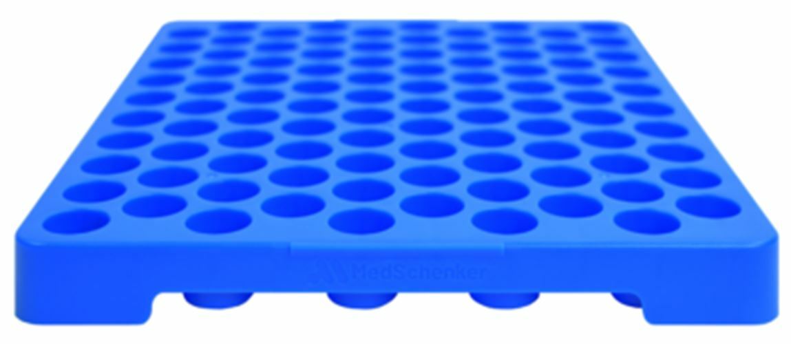 STM Tube Tray MedSchenker, 100 position,  autoclavable Pack of 5