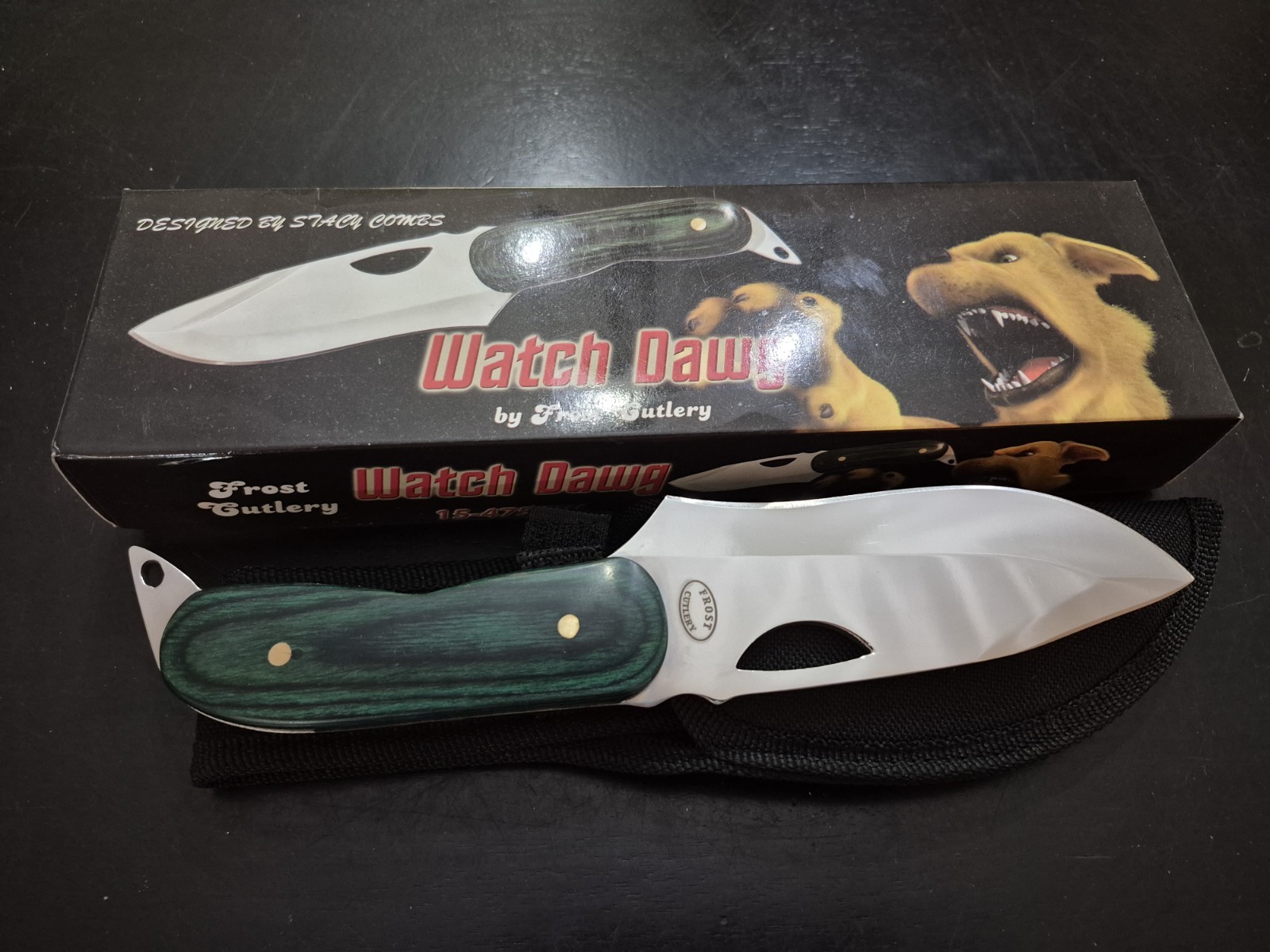 Frost Cutlery Watch Dawg Fixed Blade Knife 8"