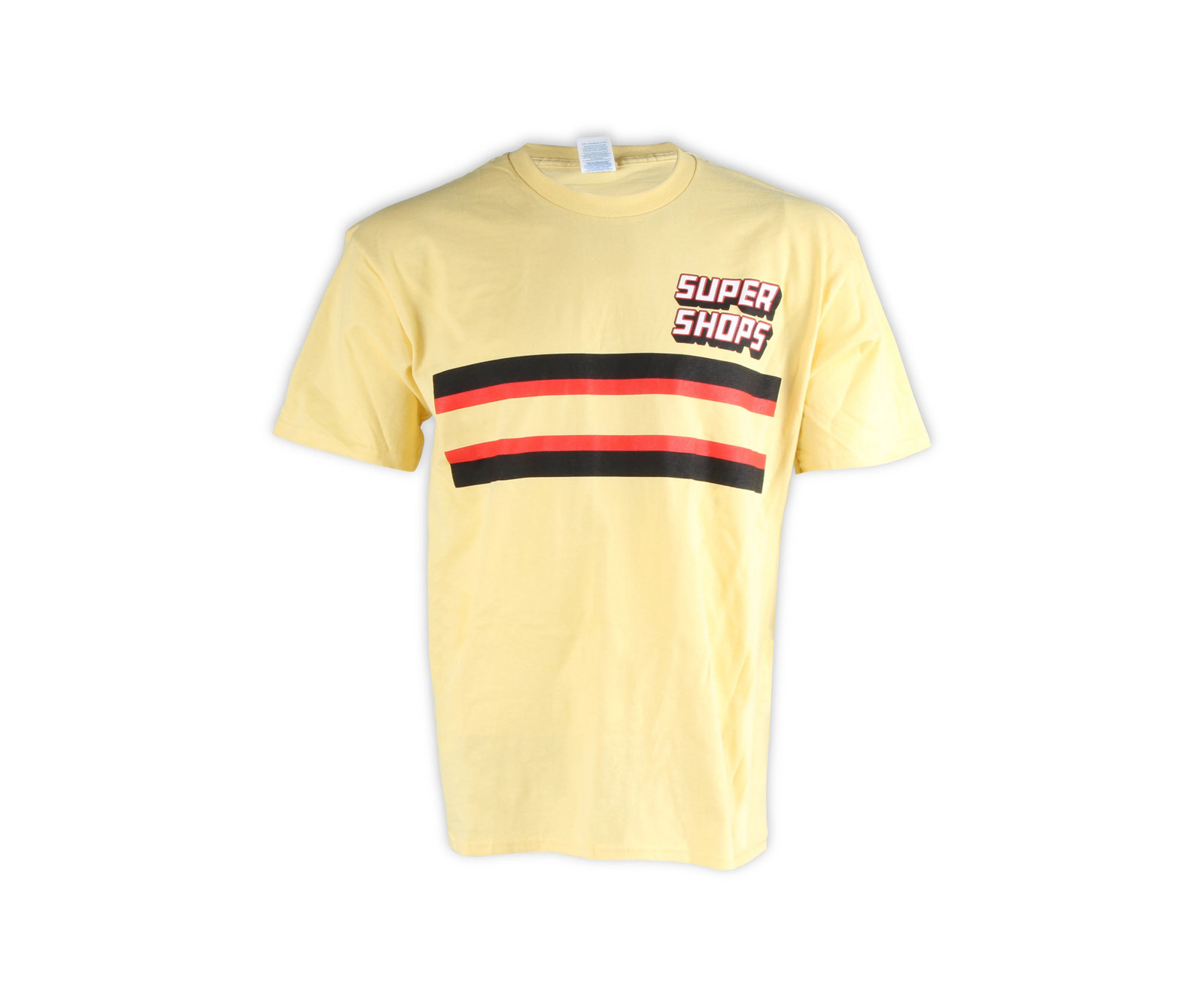 Super Shops SST2-L Retro T-Shirt - Banana Yellow - Adult Large - Each