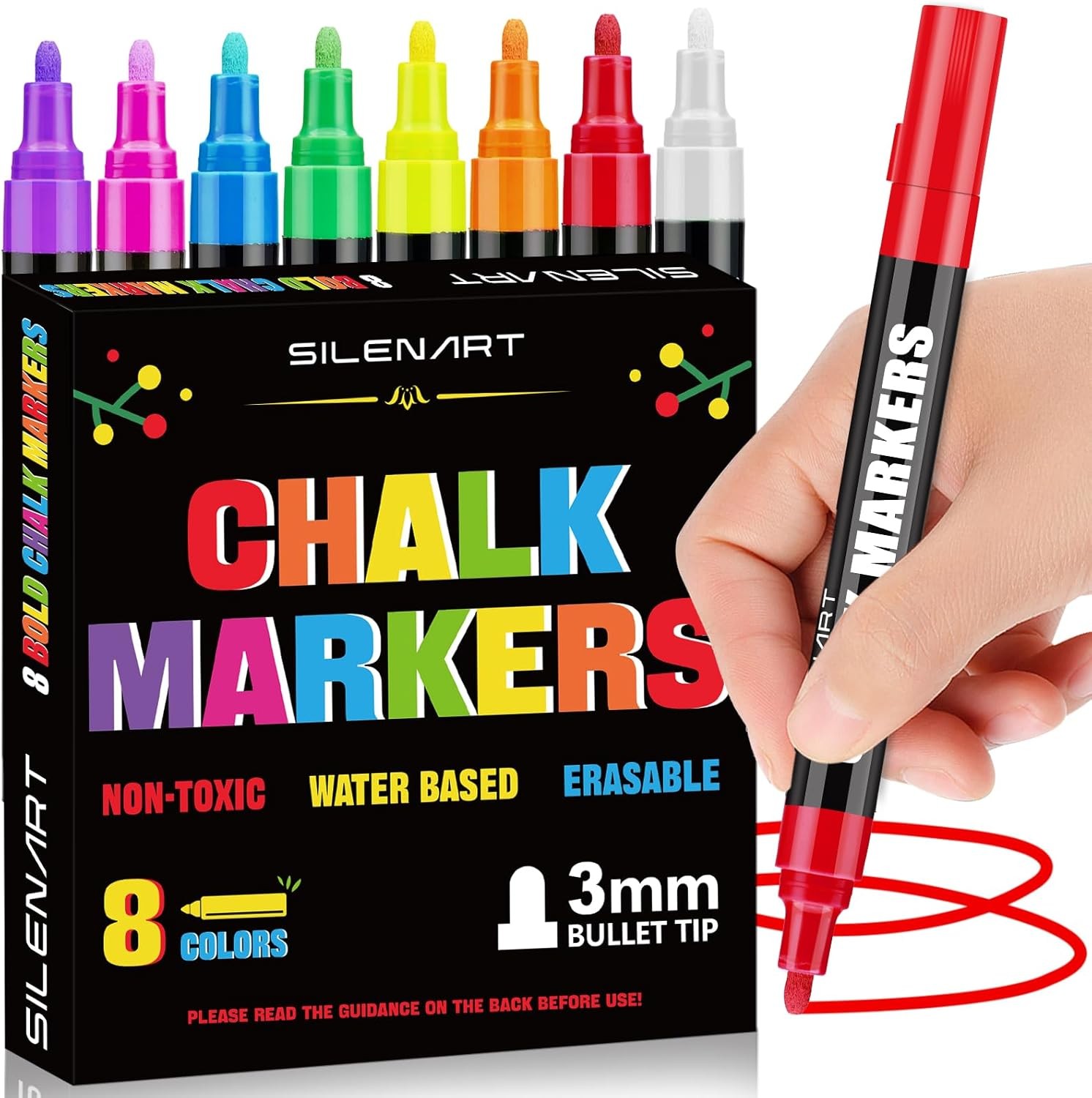 White Liquid Chalk Markers - Chalk Markers White - Dry Erase