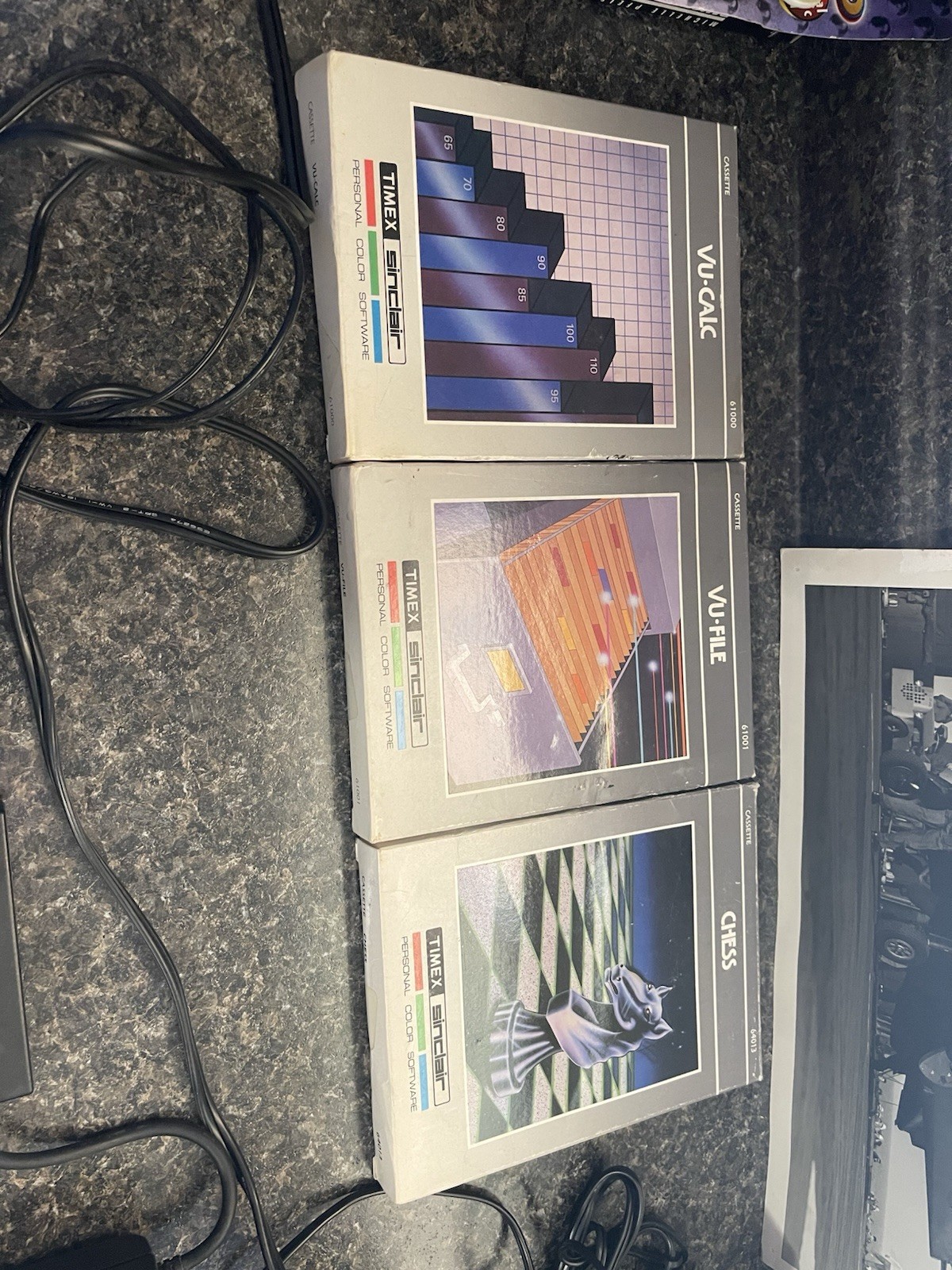Vintage 1983 Timex Sinclair 2068 Computer, Program Recorder, Printer, & Others