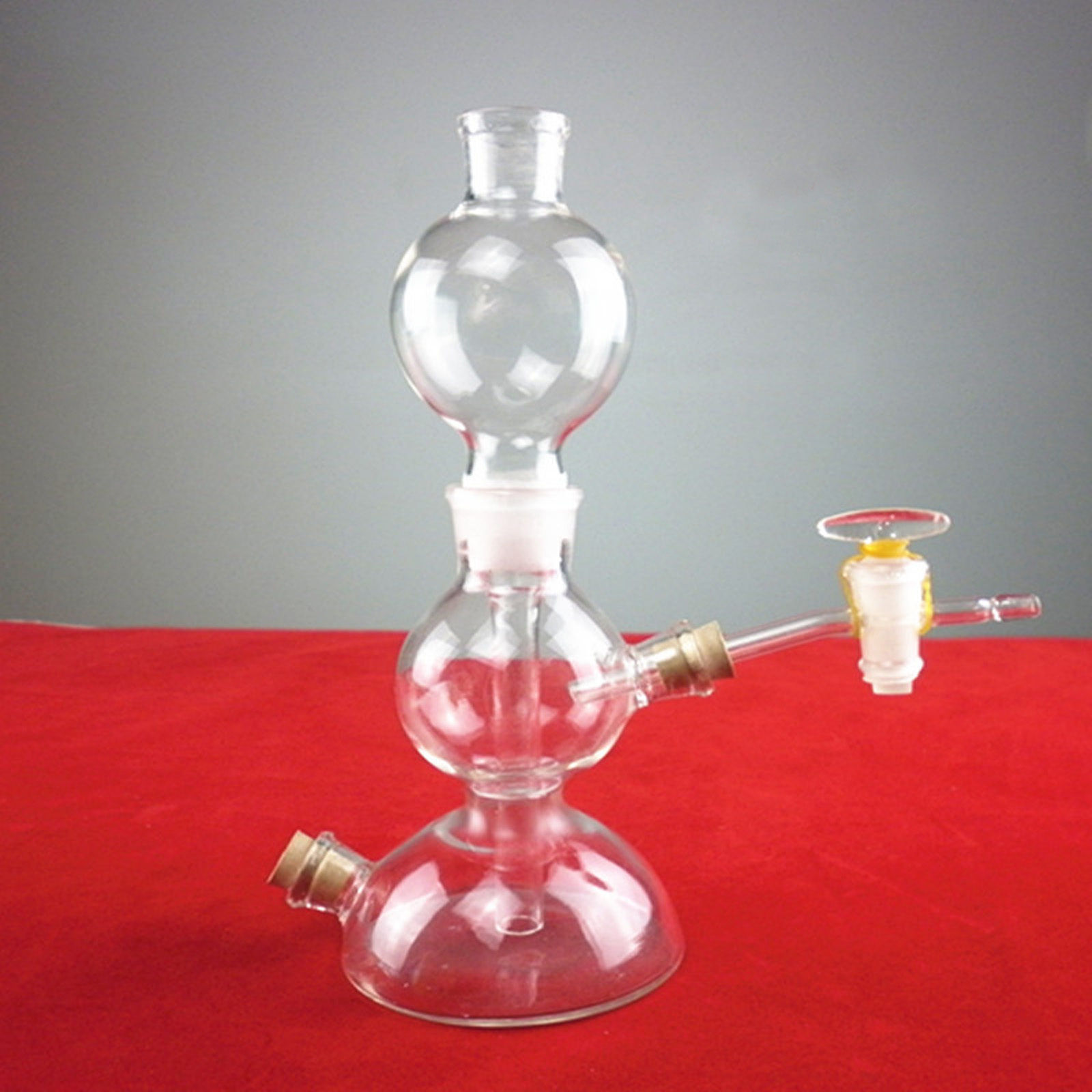 125ml Mini Kipp's Apparatus Lab Glass Gas Generator New