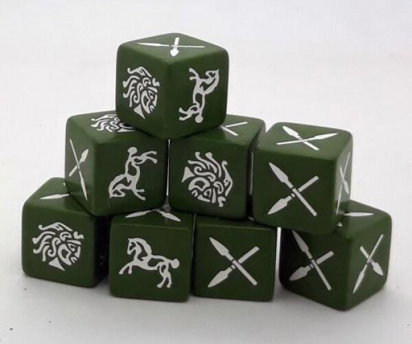 Saga - Age of Hannibal: Barbarian Dice (8 dice)