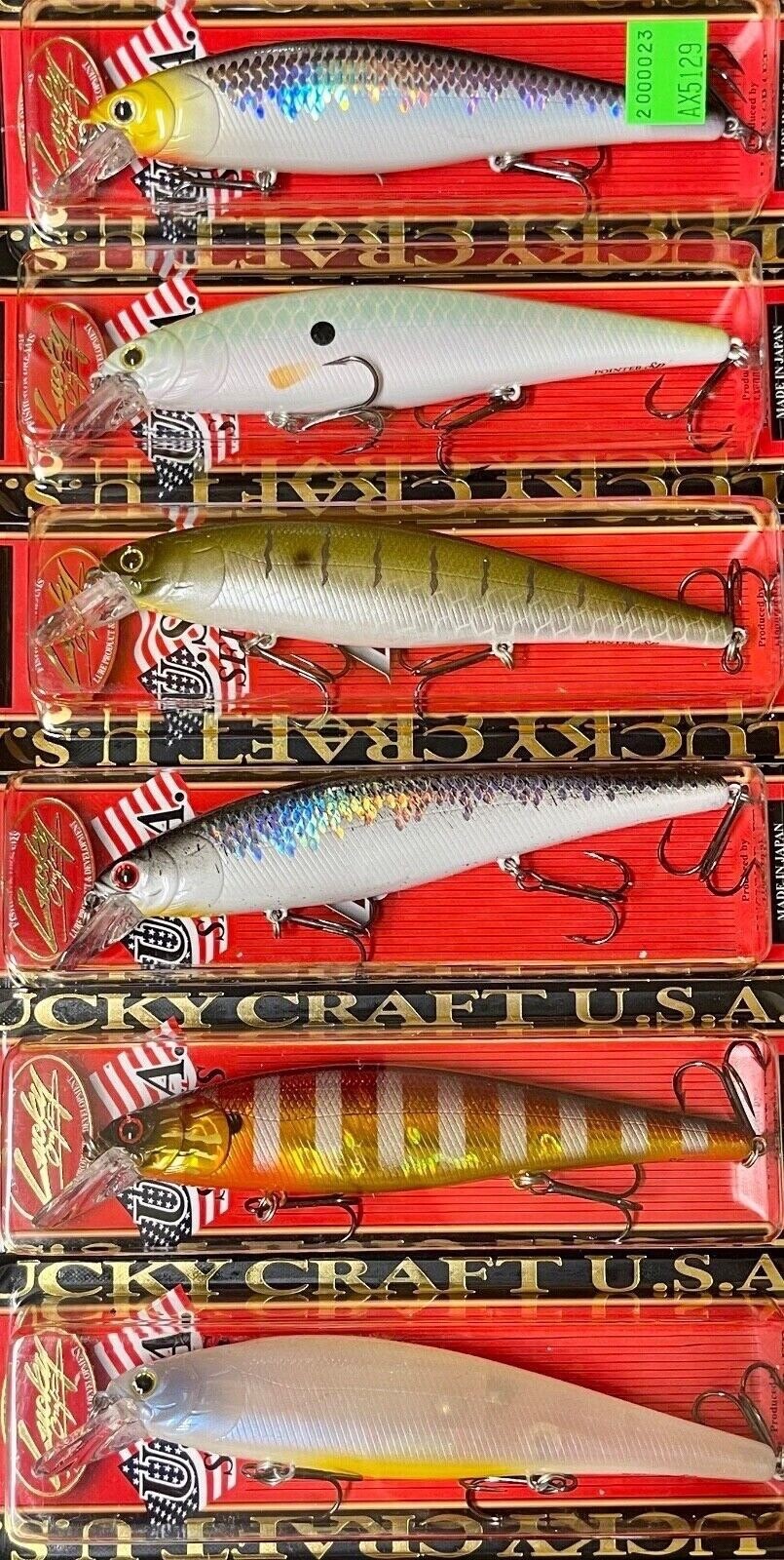 Lucky Craft Pointer 128SP Suspending (5ft) Jerkbait 5” 1oz Rip Bait - PICK COLOR
