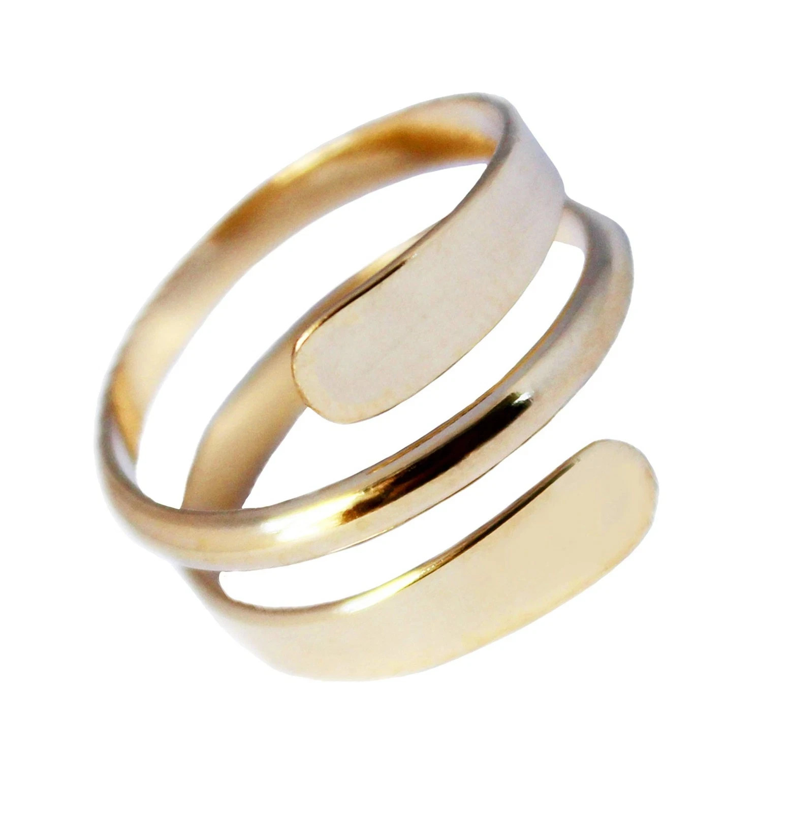 14K Gold Fill Adjustable Unisex Toe Ring, Midi Ring for Men/Women - Pipeline