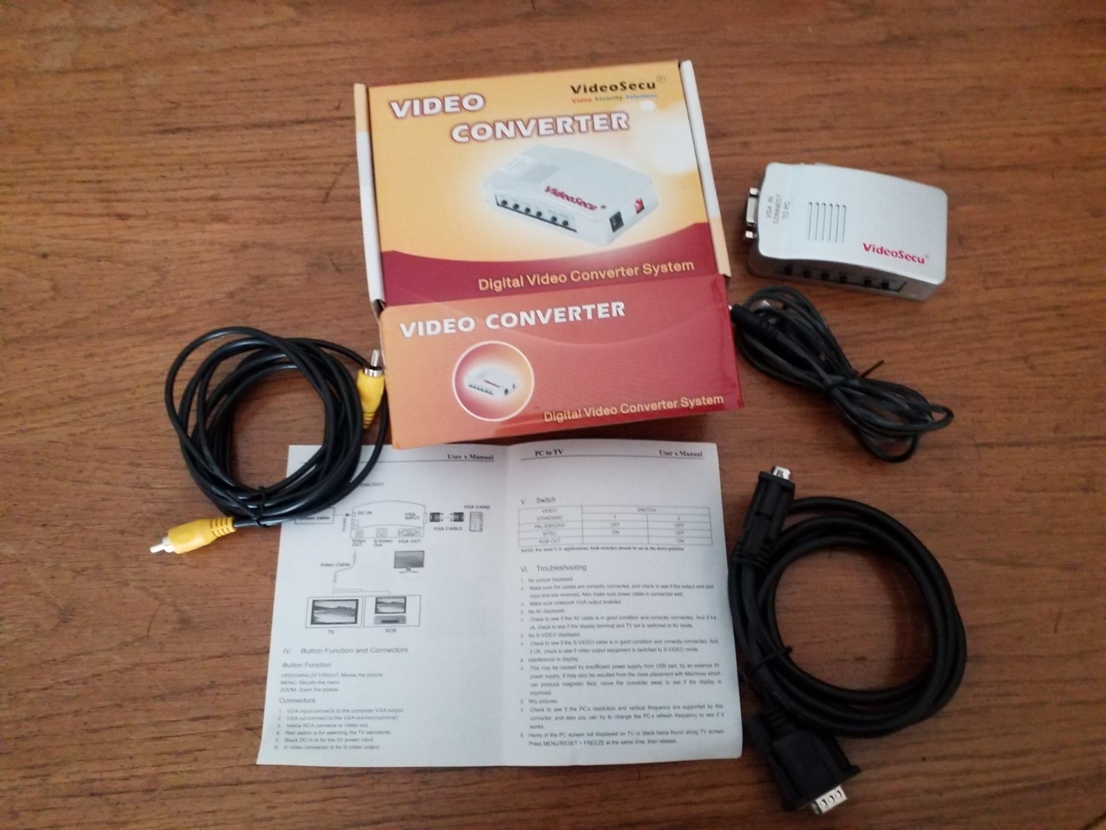 VideoSecu Digital Video Security Solutions Video Converter System New Open Box