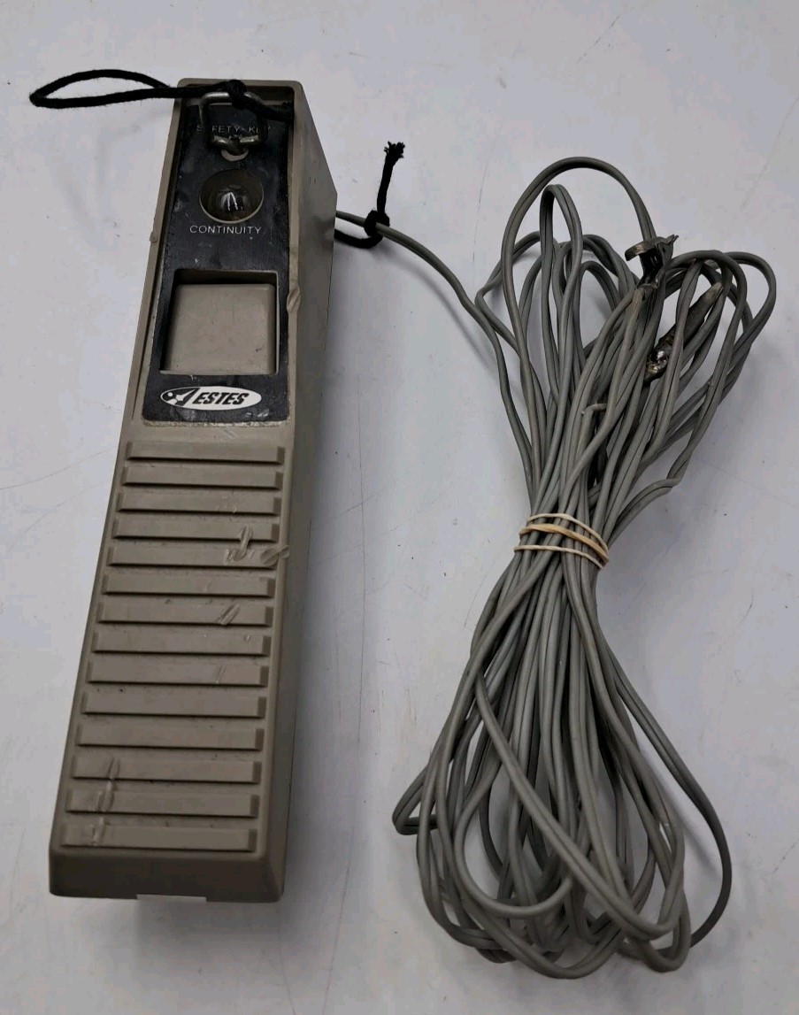 Vintage Estes Rocket Solar Launch Controller w/ Key  FS-10 UNTESTED