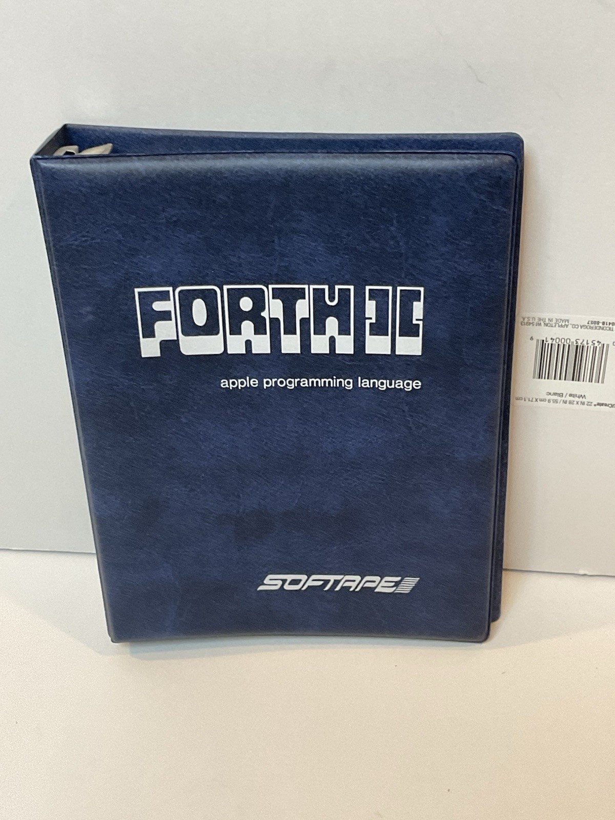 Vintage Apple II Software FORTH II Apple Programming Language  Softape