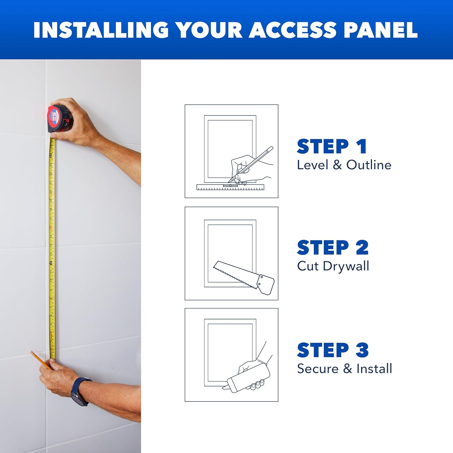 4X6 Access Panel for Drywall- Plumbing Access Panel Ceiling Access Panel Drywall