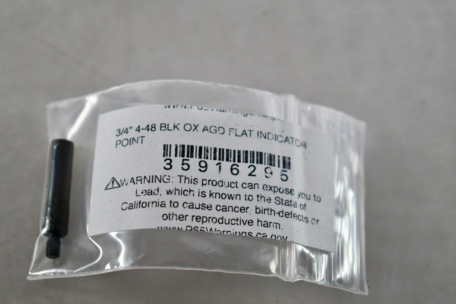 NEW SPI 21-273-8 Drop Dial Indicator Flat Contact Point 4-48 Thread 3/4'' Long
