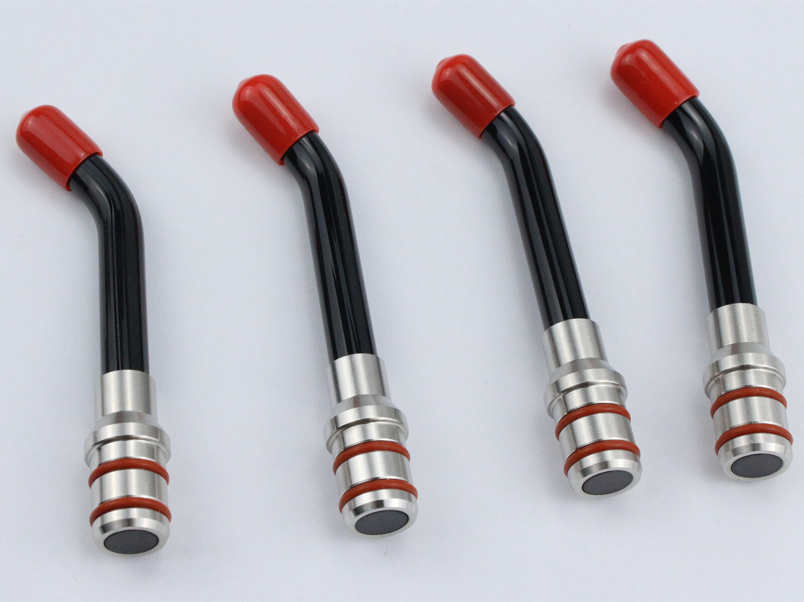 4Pcs Universal Dental Curing Light Guide Tips 12MM Optical Fiber Guide Rod Tips