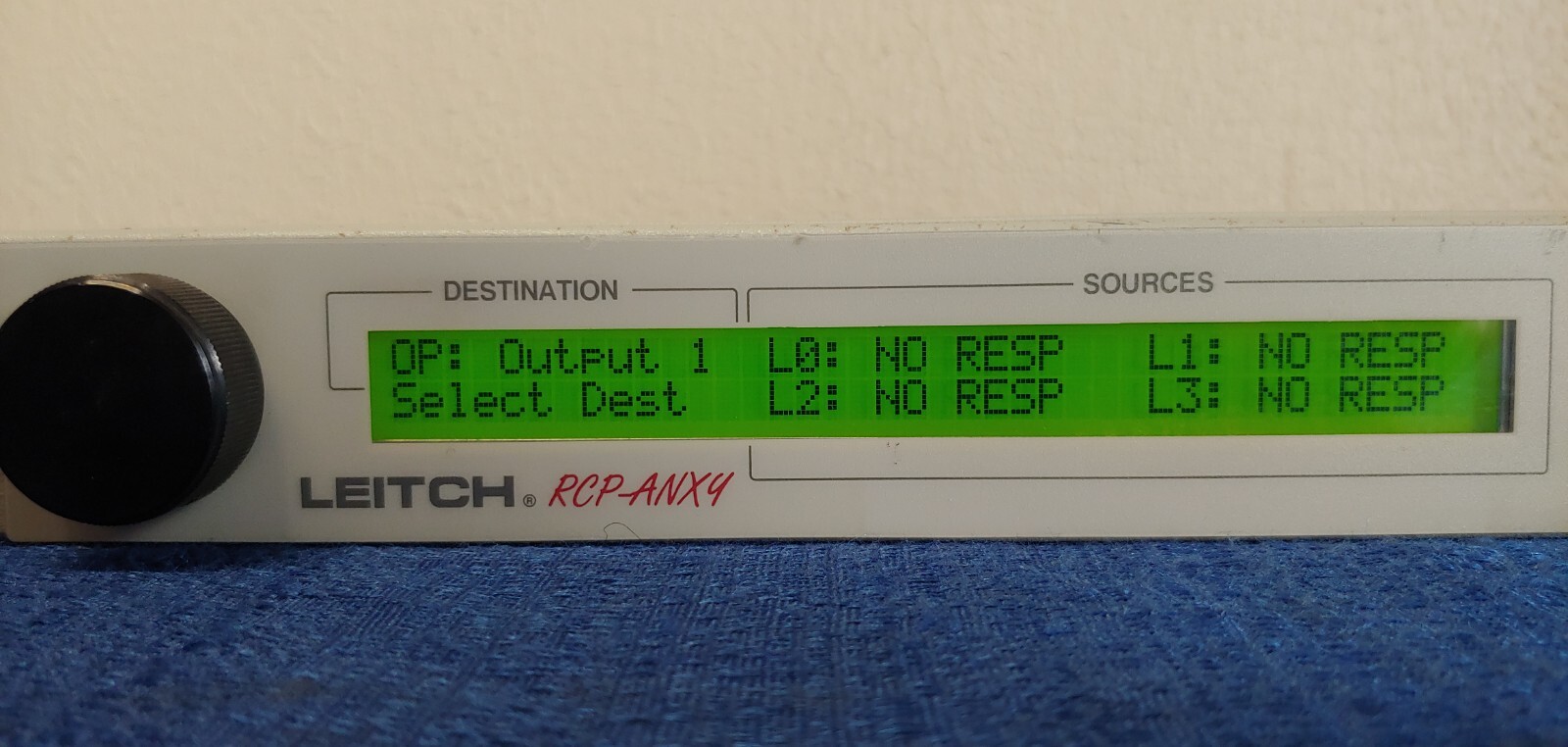 Leitch RCP-ANX4 Control Panel