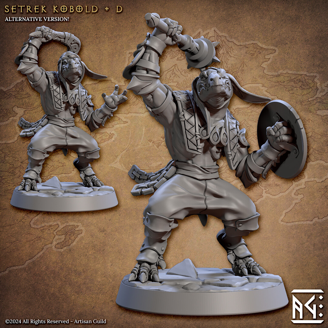 Kobold D - Fighter - Monster - Artisan Guild - Dungeons and Dragons