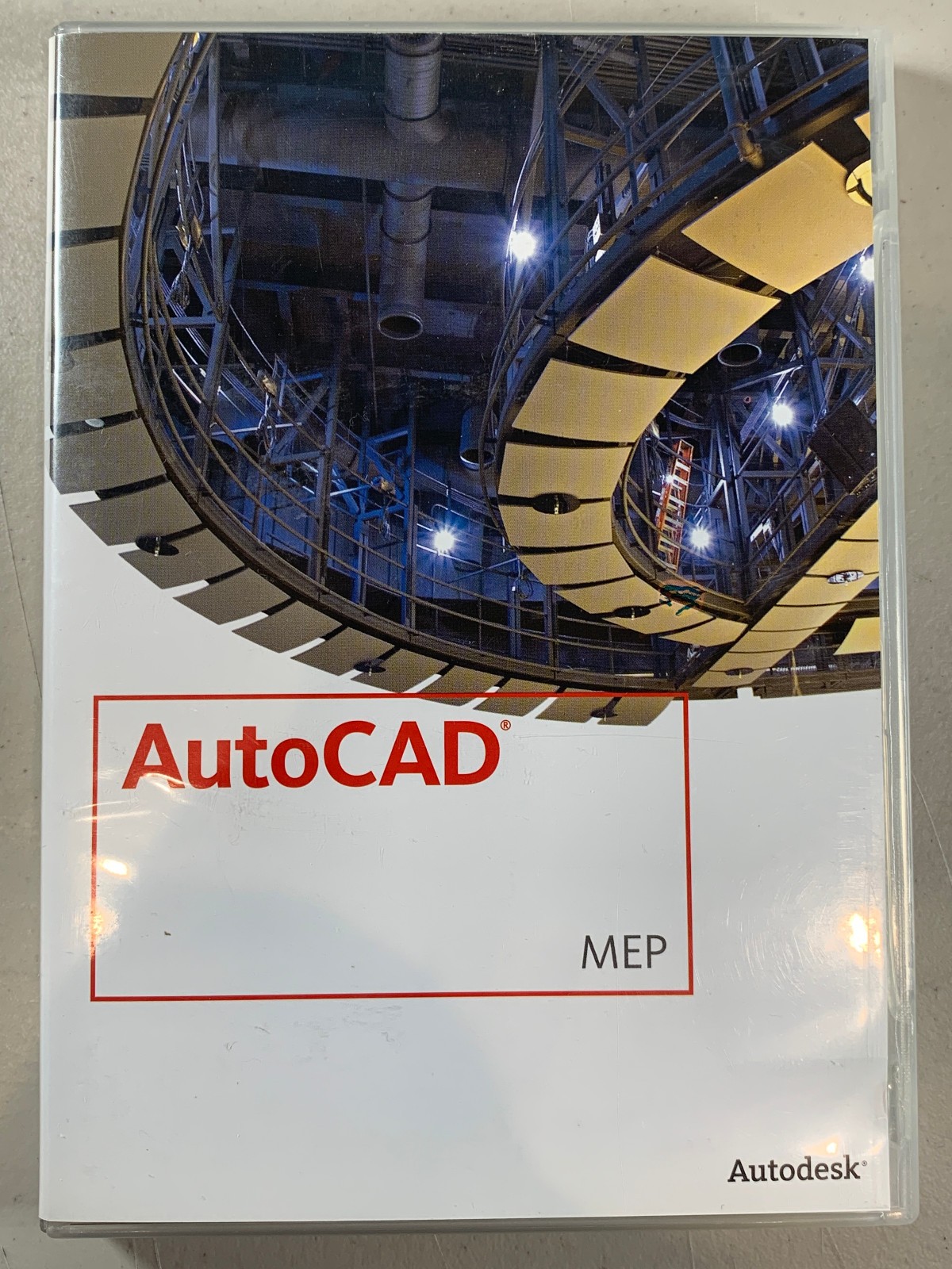 AutoDesk AutoCAD MEP 2008 Software Disc w/ Manual / Serial Number Upgrade