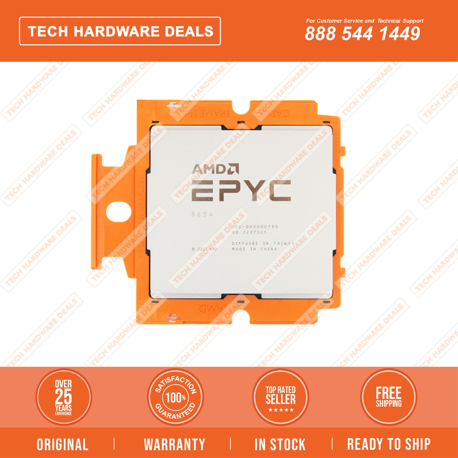 100-000000789    AMD EPYC 9654 2.4GHz 96-core 360W Processor