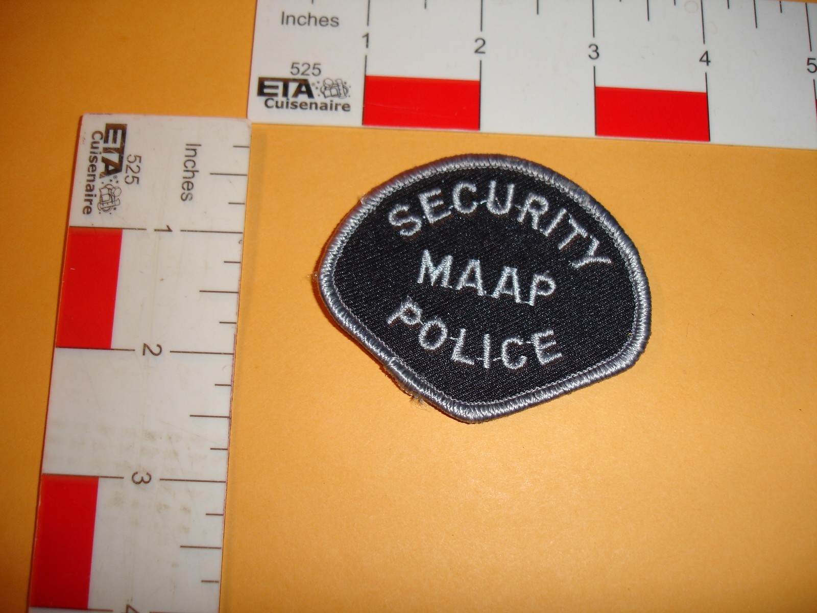 Vintage Security Patch Security MAAP Police