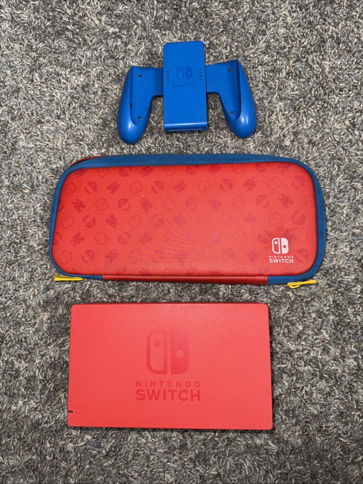 Authentic Mario Red&Blue Edition TV/CHARGE DOCK+CASE+HOLDER [Nintendo Switch]