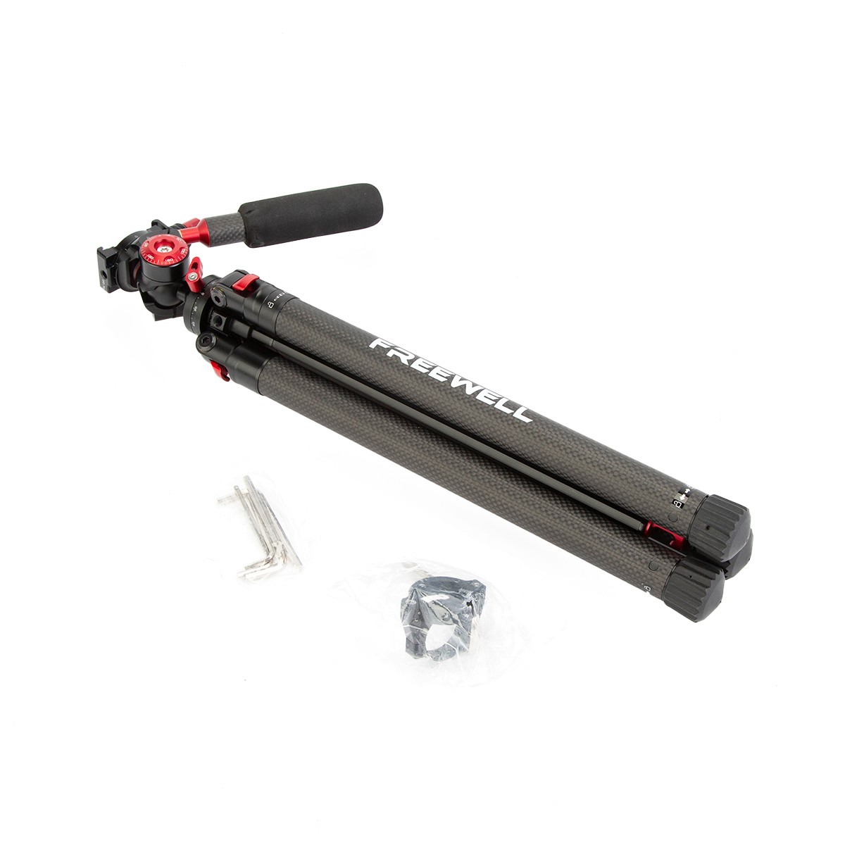 Freewell FW-T1 5-Section Carbon Fiber Real Travel Tripod/Monopod with Ball Head