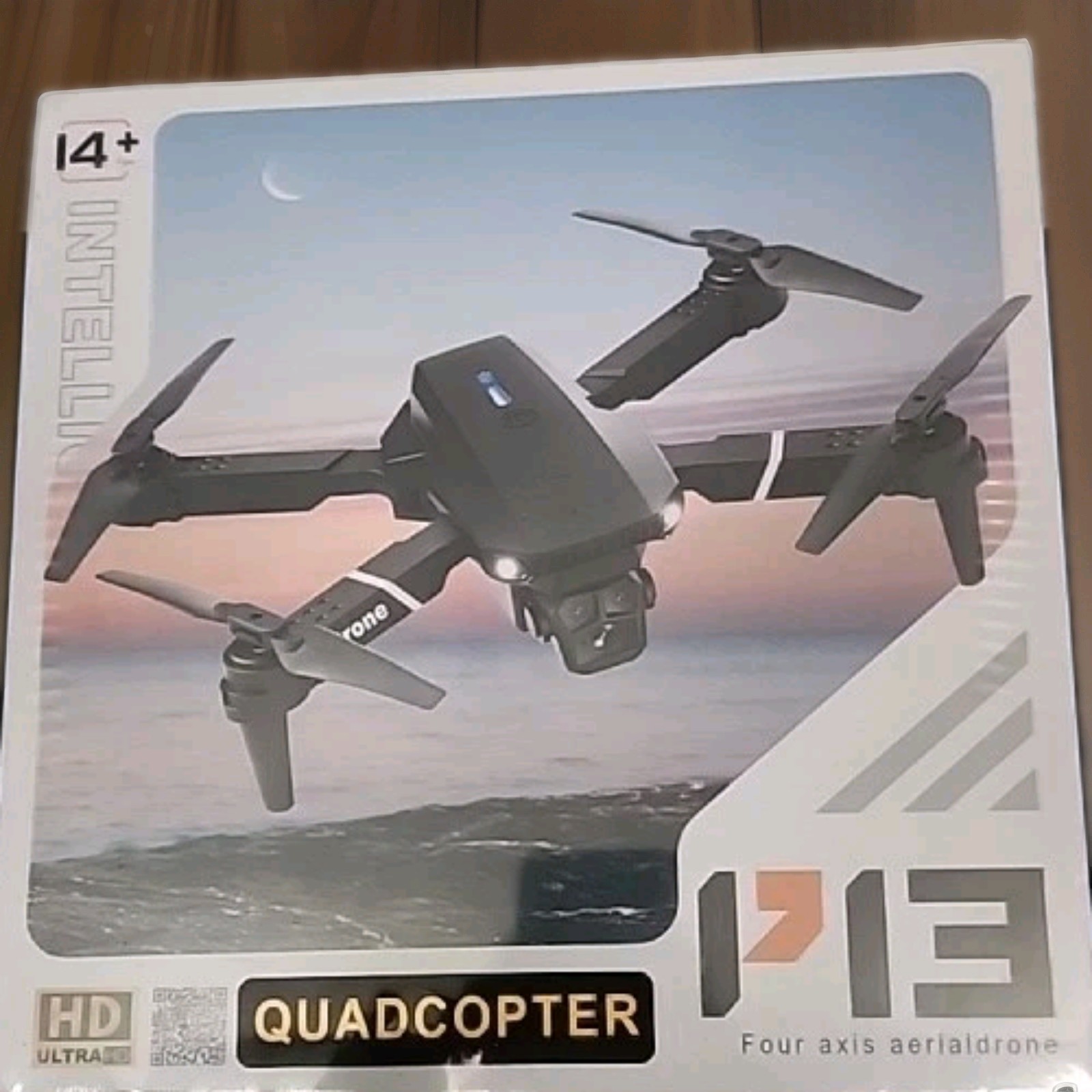 DMES P13 Quadcopter Drone HD Camera, App Control, Headless Mode, Black RTR