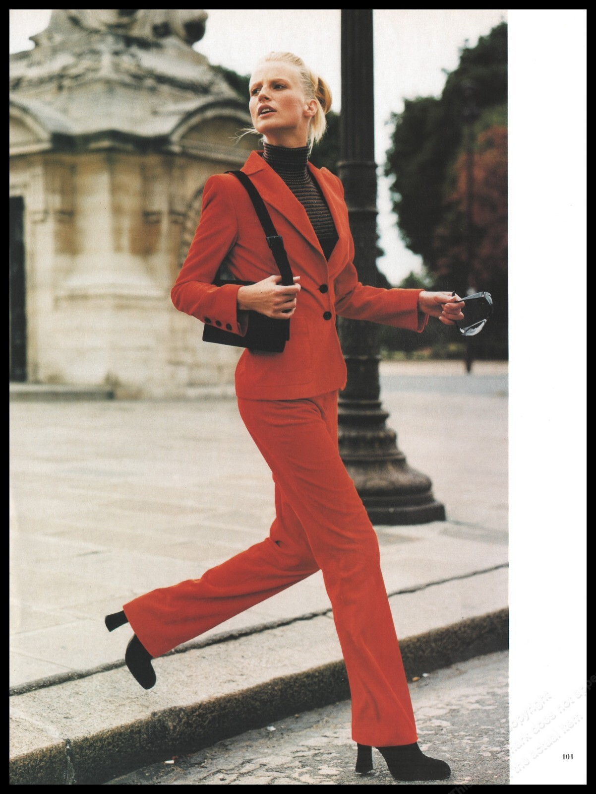 1990's High Heels Magazine Print Ad Women Fashion  Long Legs shoes -1D/Spg