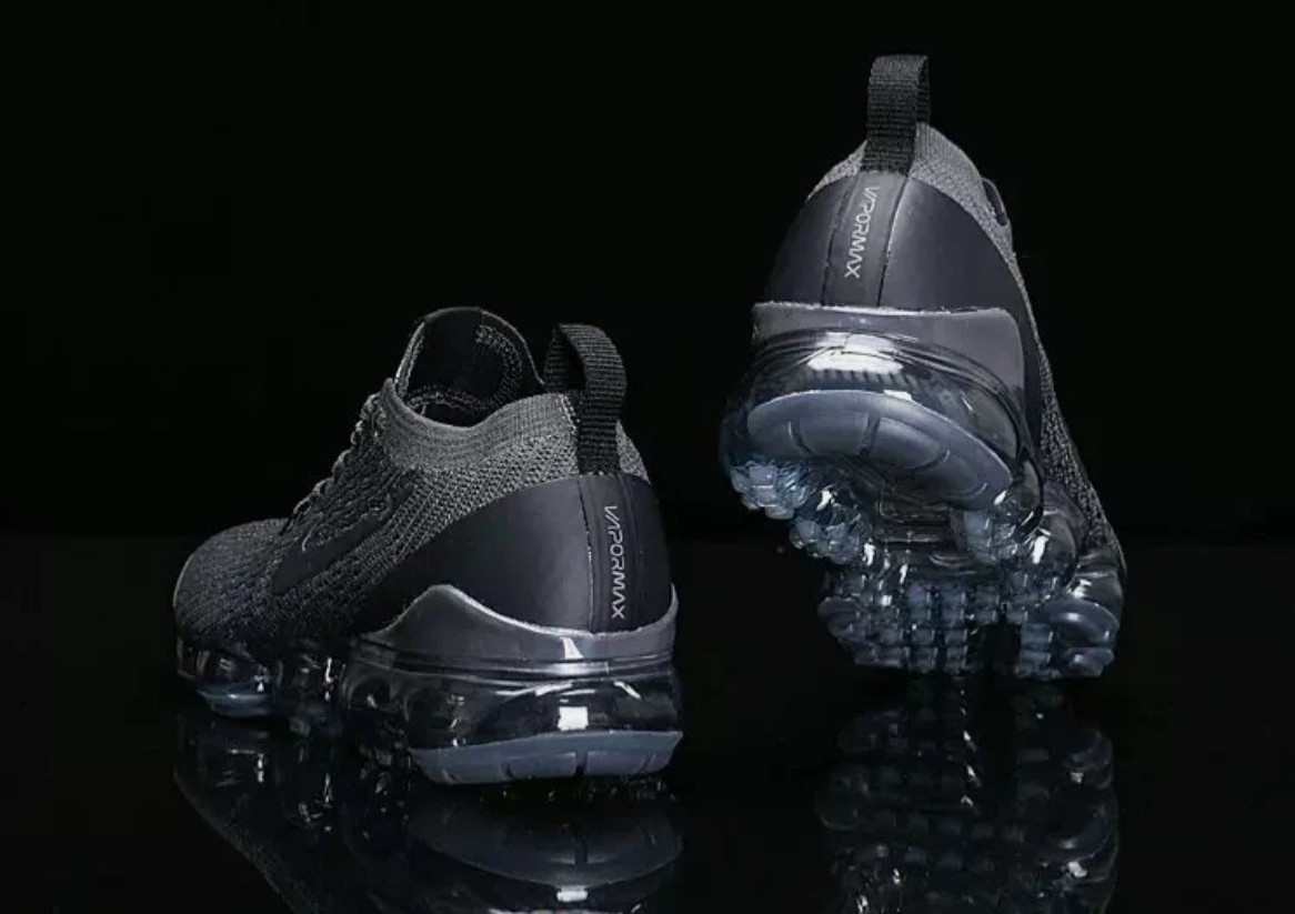 Nike Air VaporMax Flyknit 3 Grey Black Men's Air Cushion Shoes Size 8-11