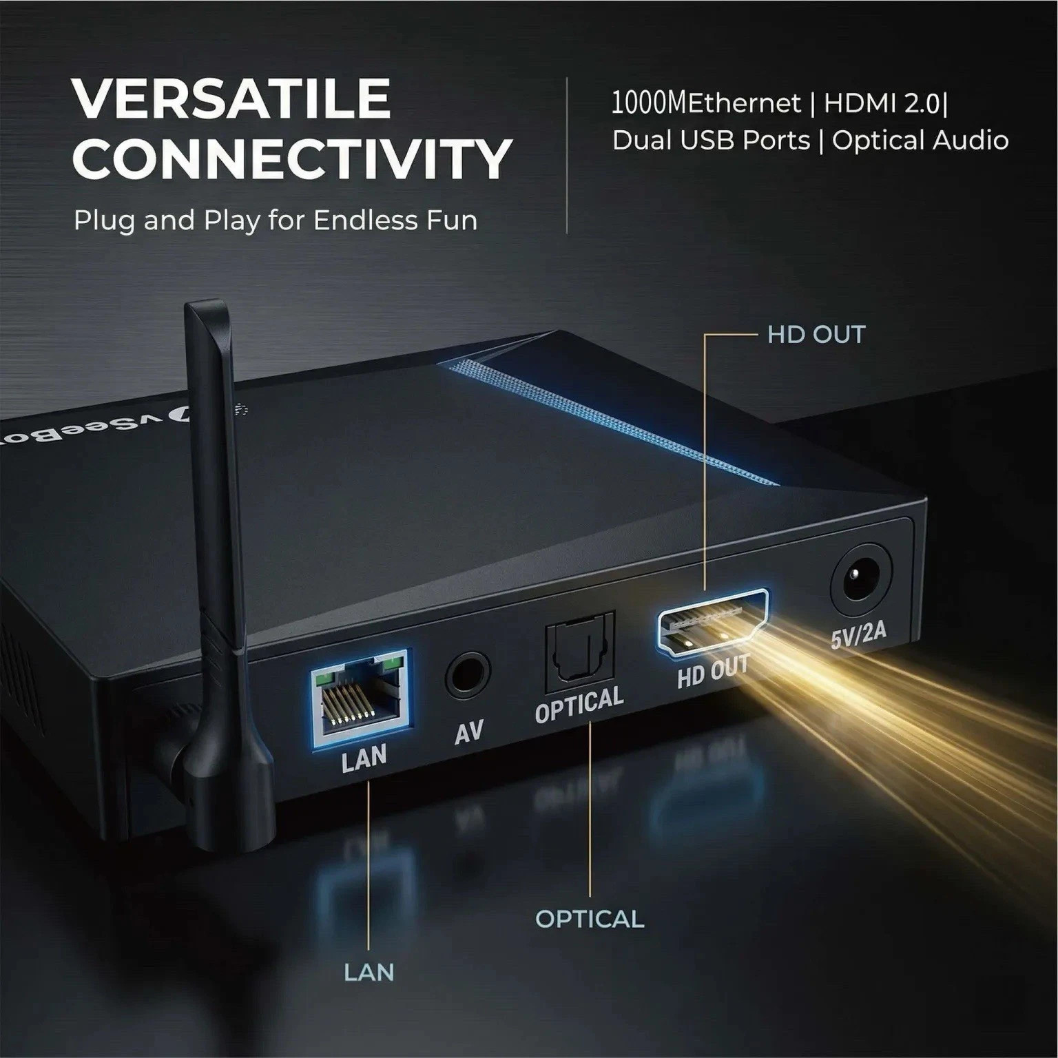 VSEE BOX V6 PRO - VSEE Authorized Distributor - Same Day FREE Shipping