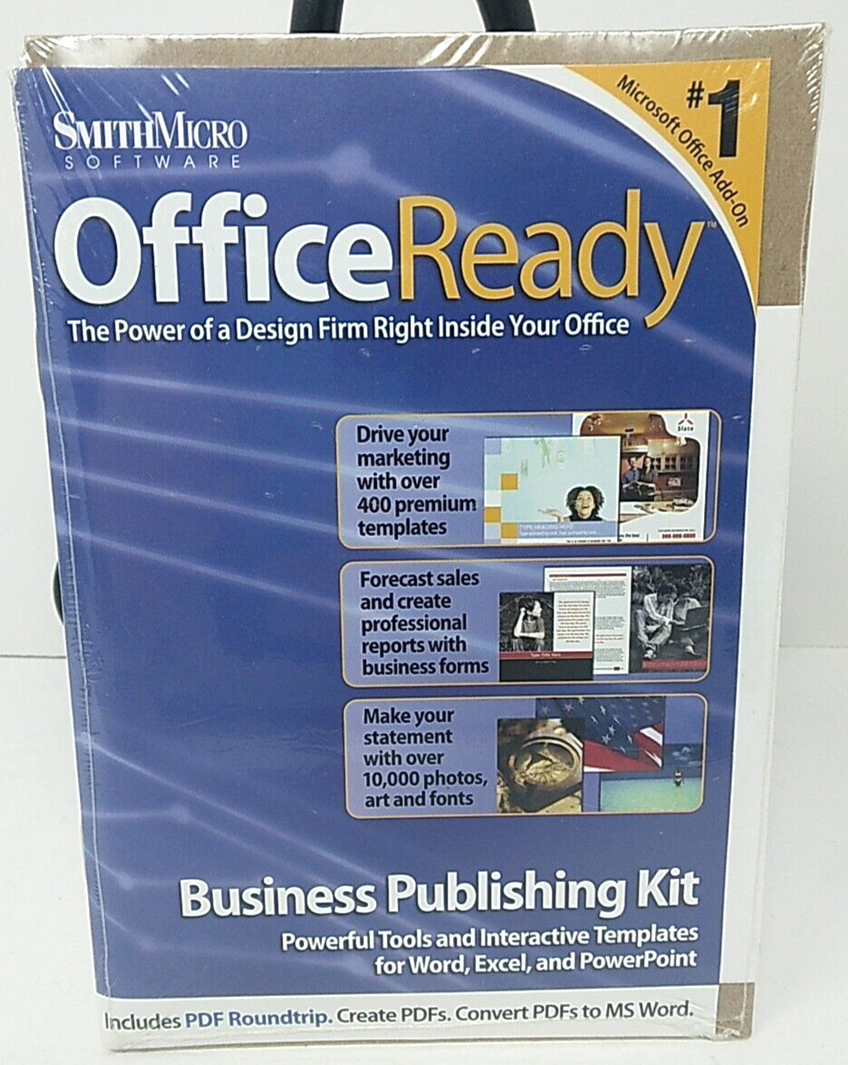 Office Ready Smith Micro | Business Publishing Kit | Powerful Tools | Wrd, Exl,P
