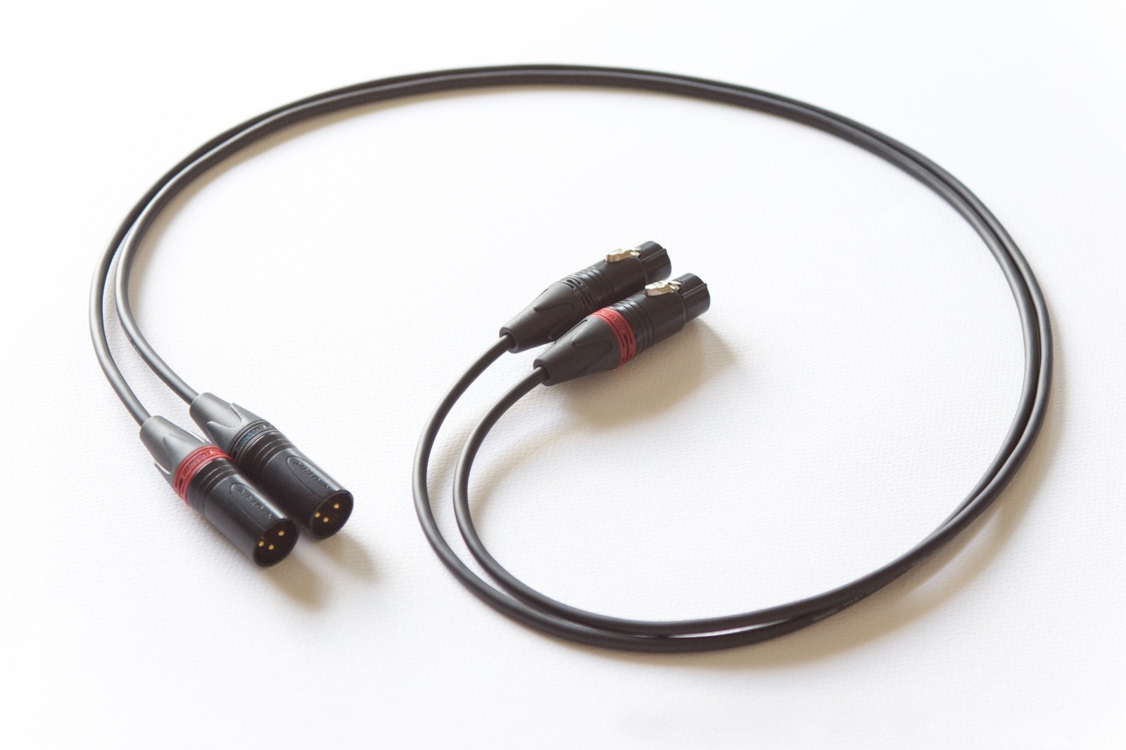 Mogami 2534 with Neutrik Gold XLR Male to XLR Female, Audiophile/Pro Cable Pair
