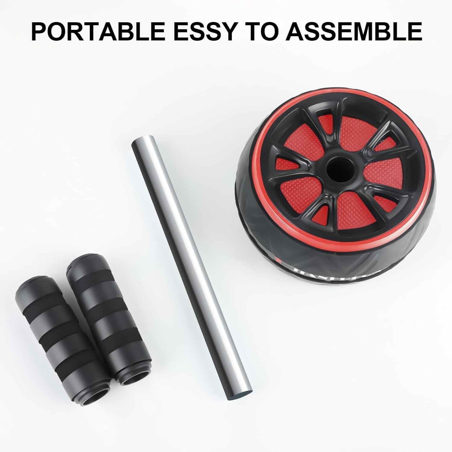 Ab Roller Wheel with Knee Pad for Core Strength Training and Abs Workout