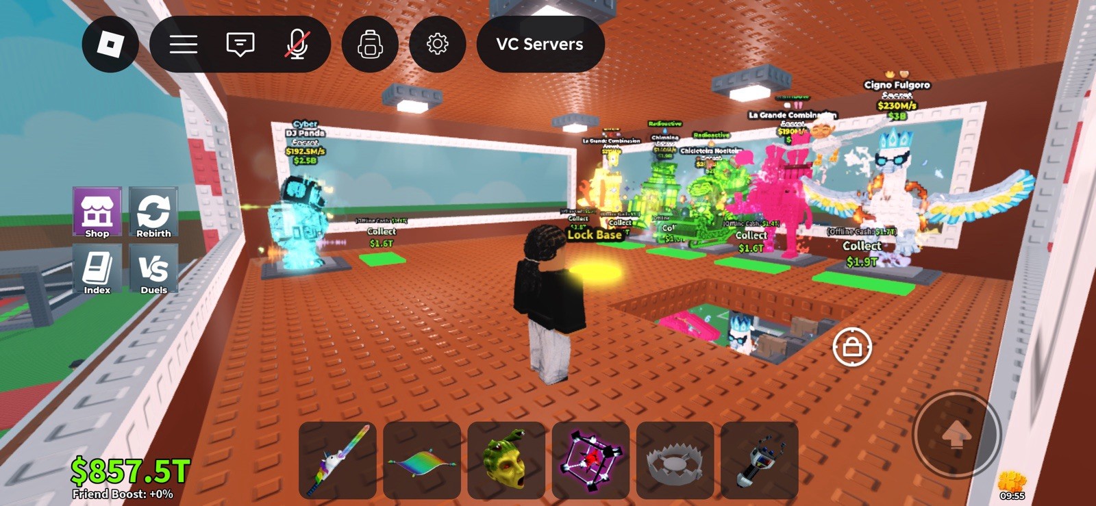 Steal a brainrot selling my whole base