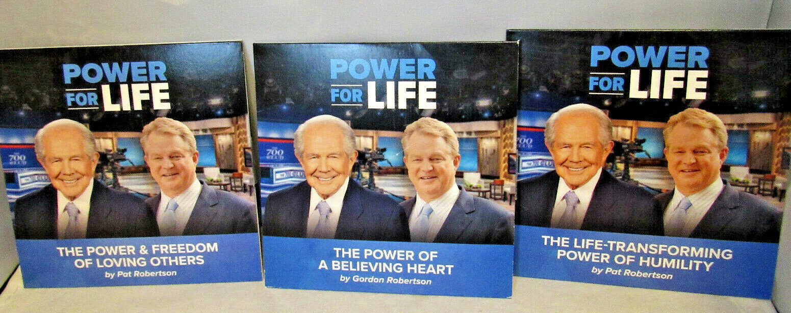 CD"s-Lot of 3- Pat Robertson" Life Transforming Power of Humility' Awesome Gift!