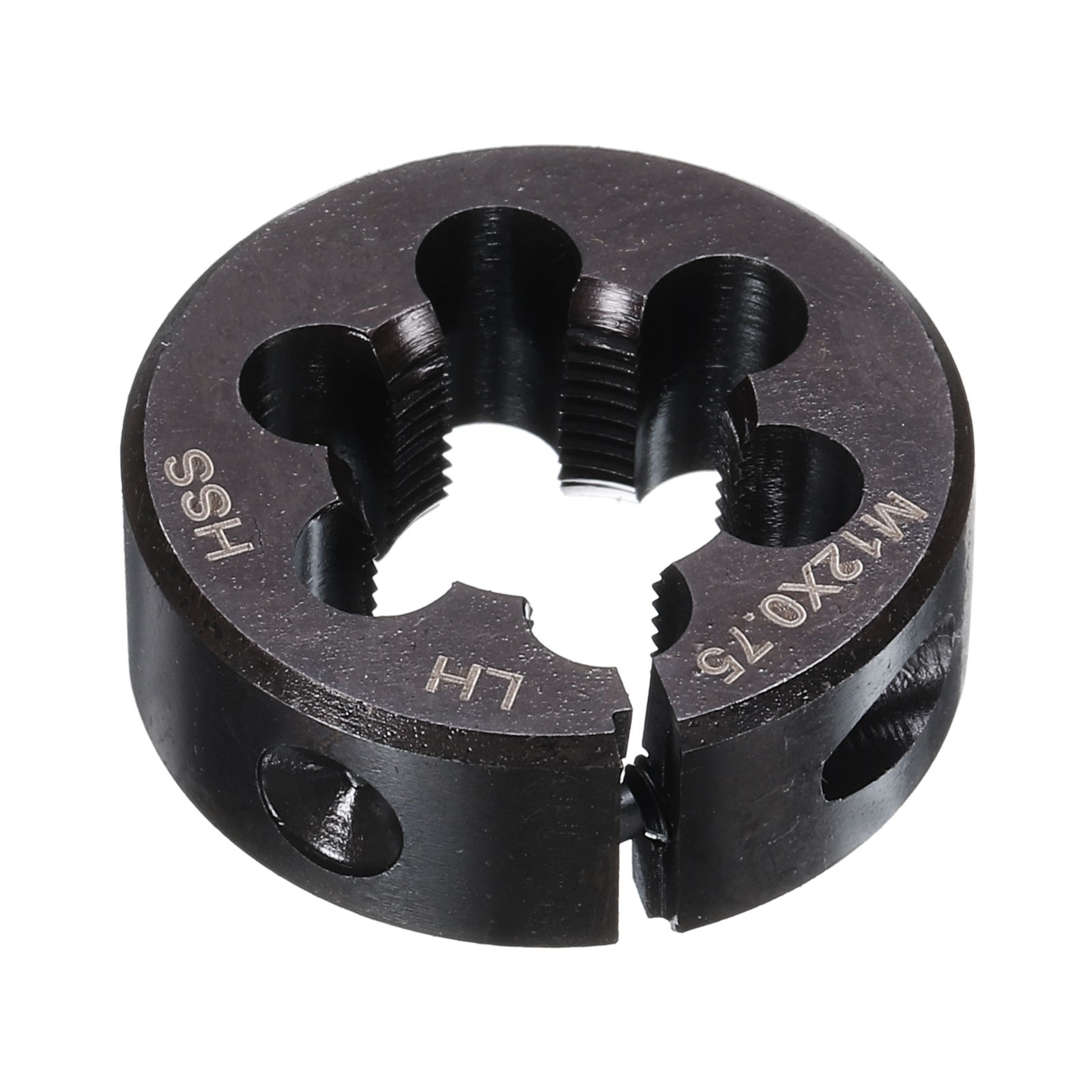 Round Threading Die M12 x 0.75 Metric Thread Adjustable Left Hand Cutting Die