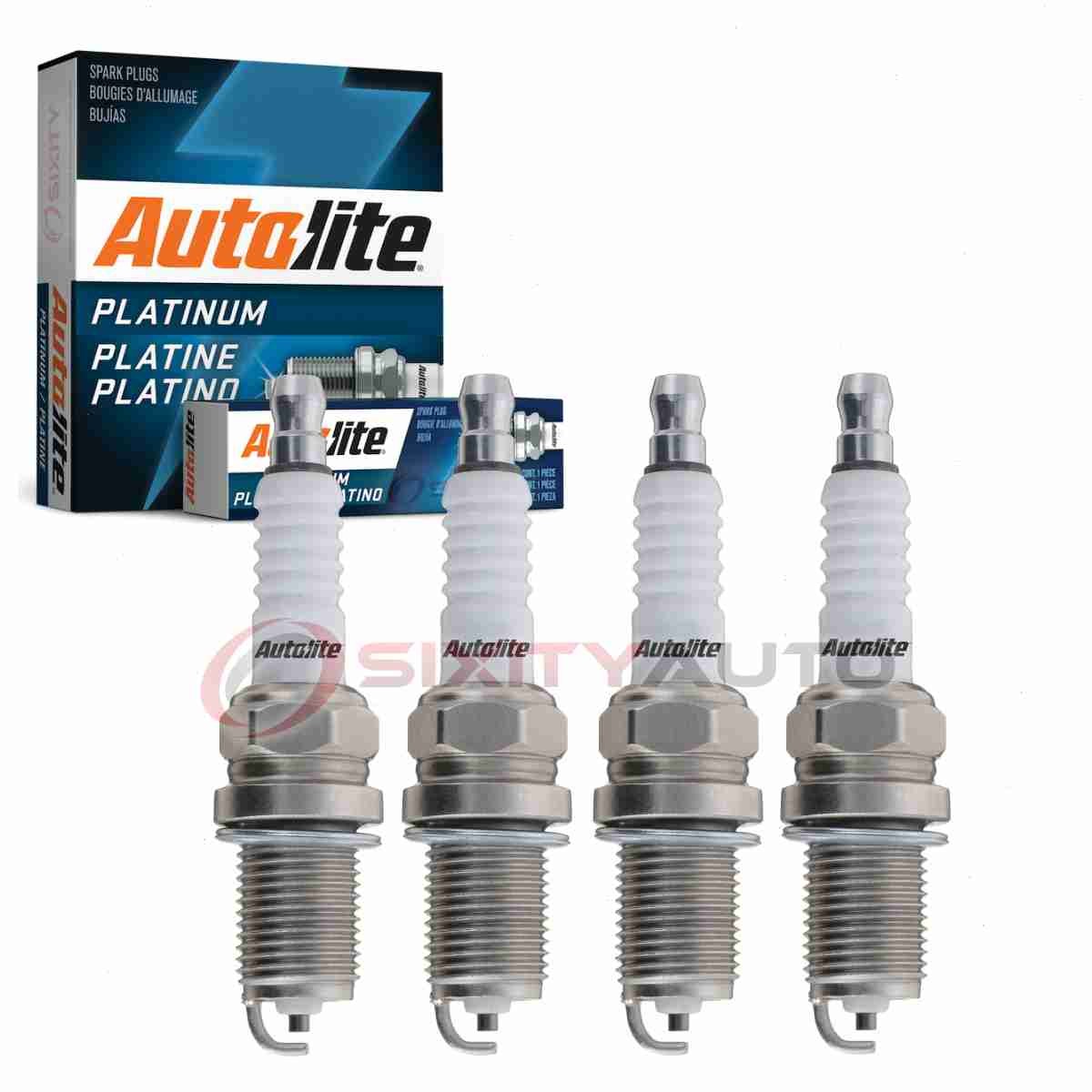 4 pc Autolite Platinum Spark Plugs for 1992-1995 Toyota Paseo Ignition hb