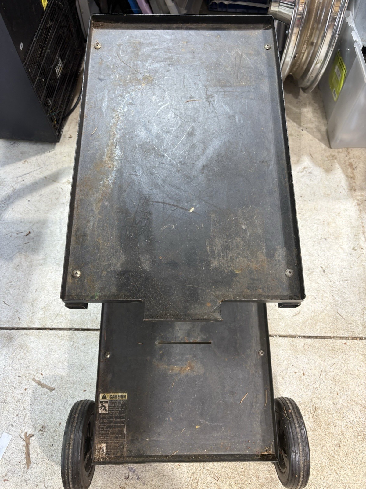 welding cart wheels