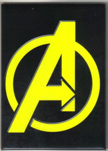 Marvel Comics The Avengers Movie Team A Logo Refrigerator Magnet NEW UNUSED