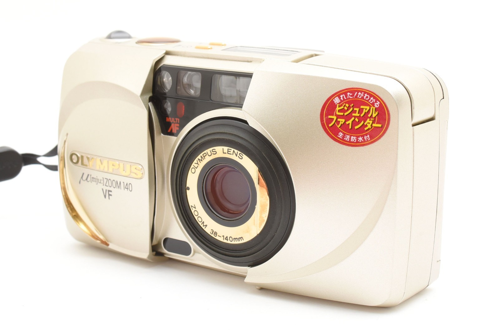 "Mint" Olympus Mju Zoom 140 VF 35mm Point Shoot Film Camera From Japan #2324 000