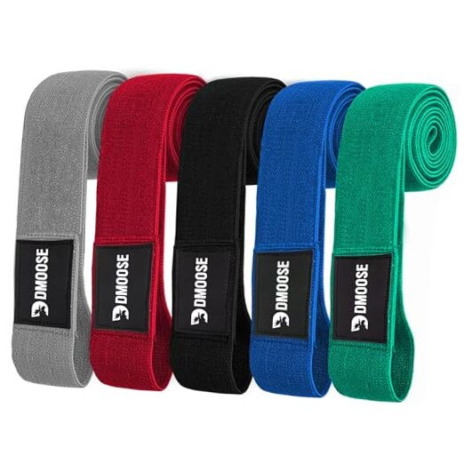 Fabric Resistance Bands for Working Out - Non-Slip Cloth Bands for Squats,