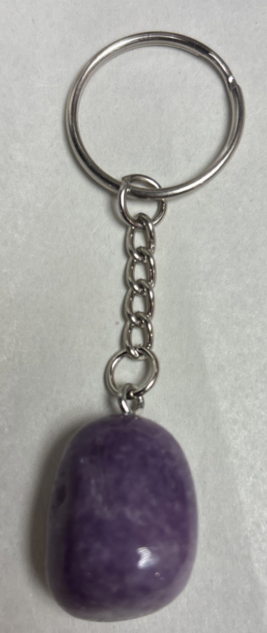 Keychain With Lepidolite