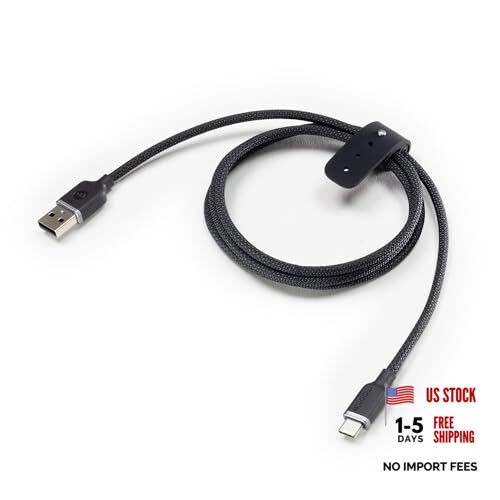 Mophie Charge Stream USB-A to USB-C Cable 3ft – Ultra 3 ft USB-A to USB-C Black