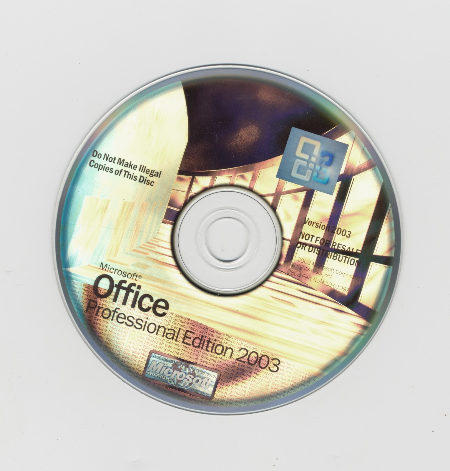 Microsoft Office Pro 2003 + MS OneNote 2003 - Early Release - 2 x CDR w/folder
