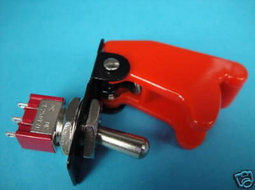 New Racing Car Boat Truck Flip Safety Cover + ON,ON SPDT Lock Toggle Switch,KXR1