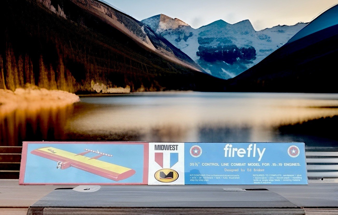 FIREFLY (Vintage) AIRPLANE KIT by MIDWEST PRODUCTS OLD STOCK - FACTORY SEALED!