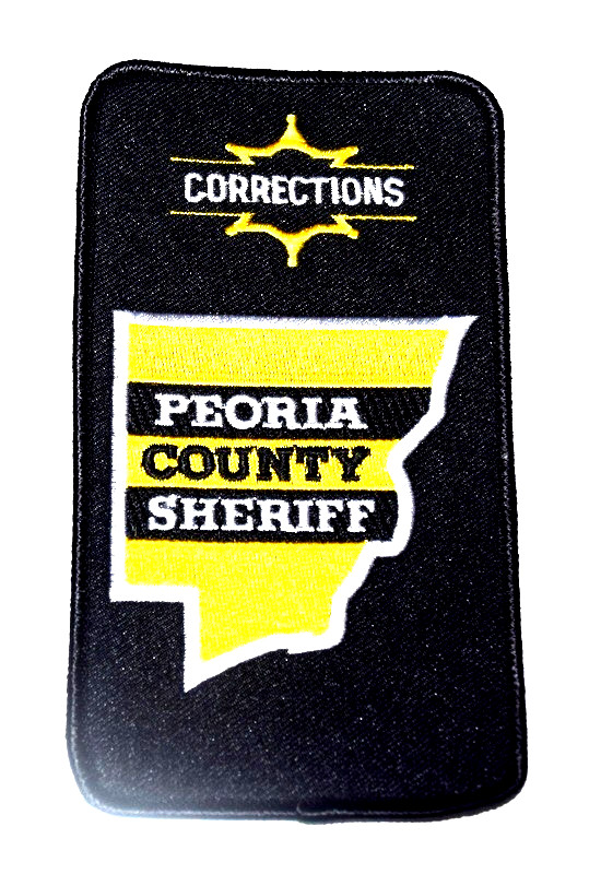 PEORIA COUNTY SHERIFF – CORRECTIONS - ILLINOIS IL Police Patch XL 5.5” 3A
