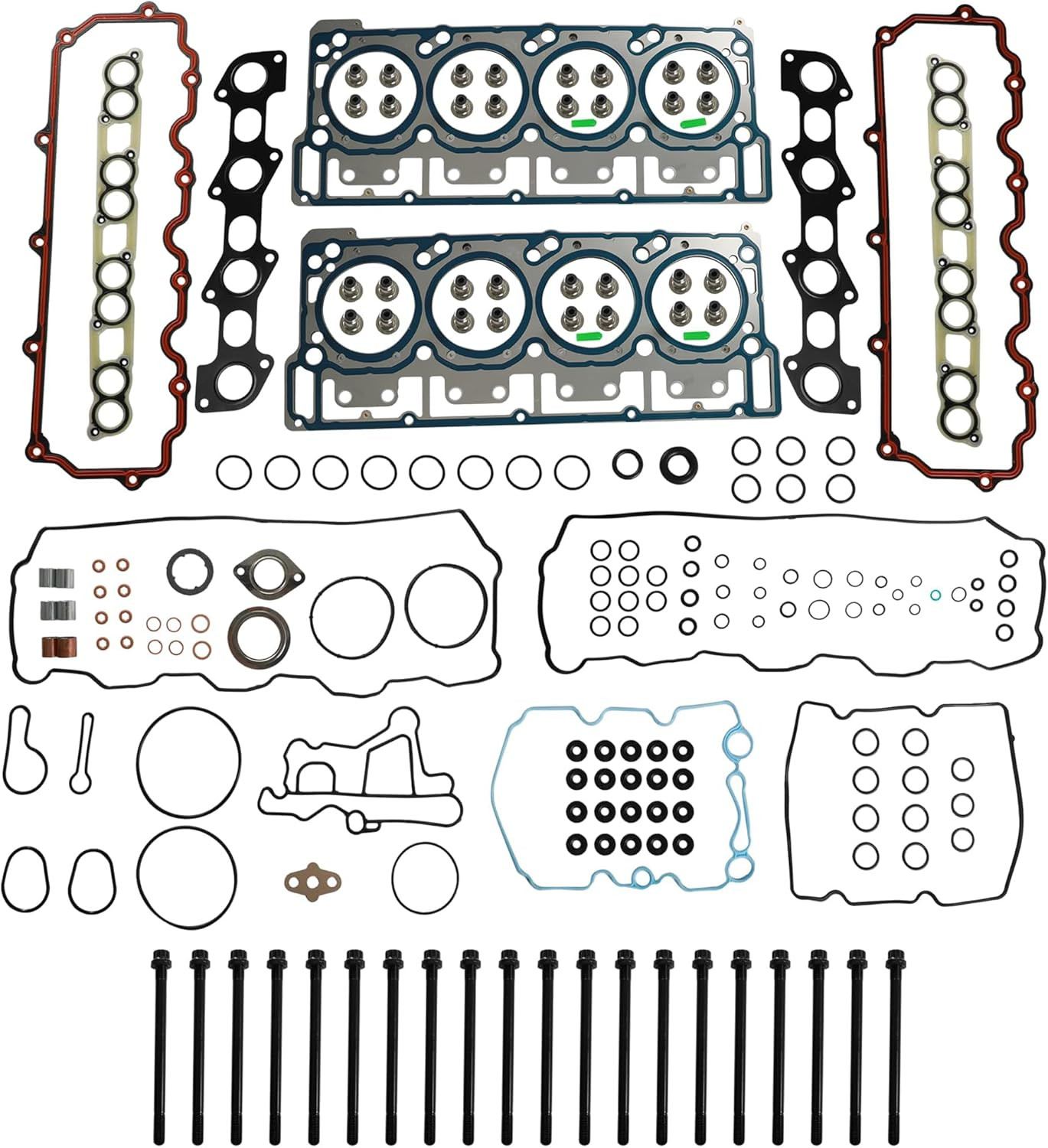 6.0L Powerstroke 18mm Head Gasket Set w/ Bolts Ford F250 F350 Super Duty 03-10
