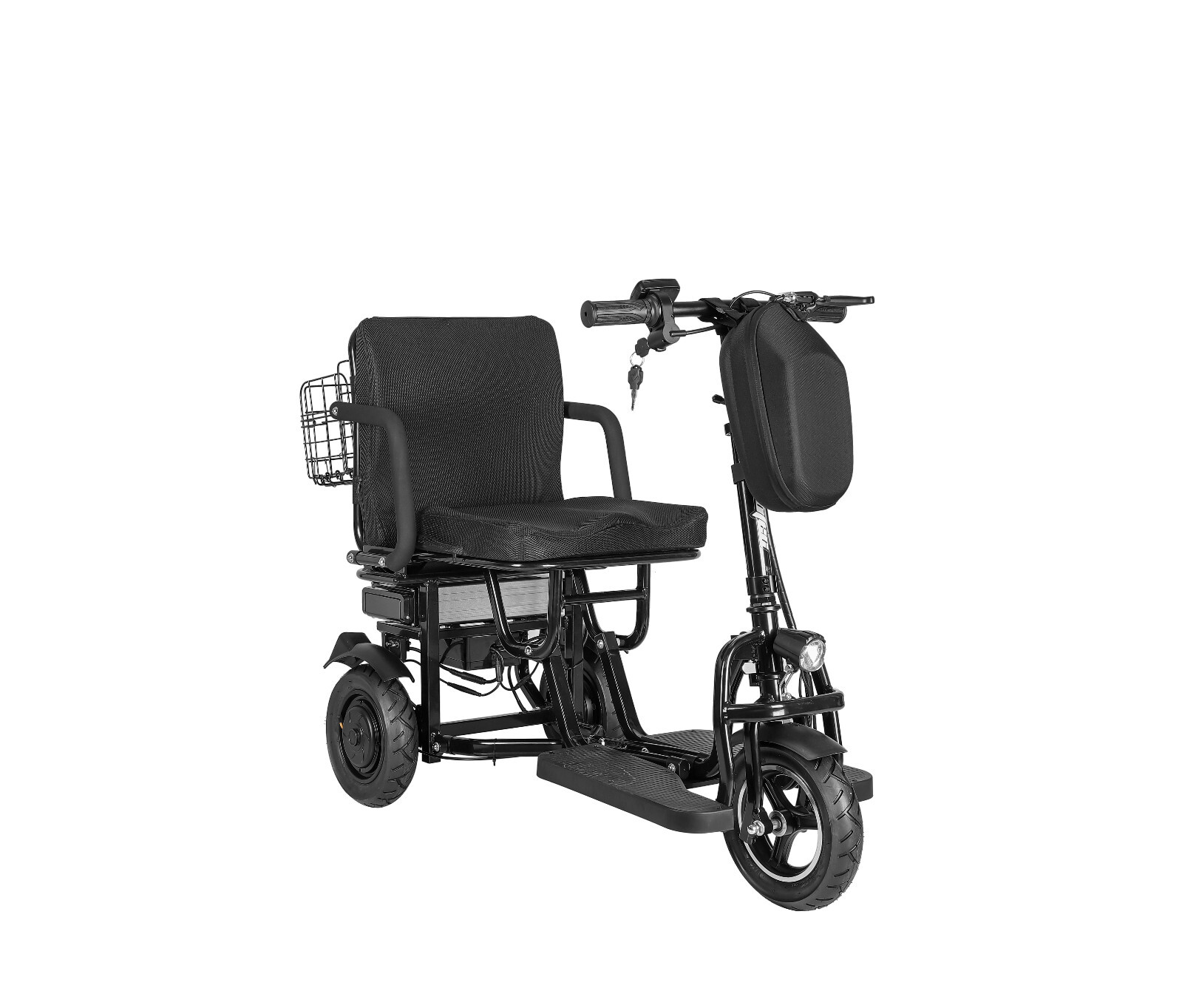 3 Wheel Folding Mobility Scooter Power Wheel Chairs Electric Long Range Portable