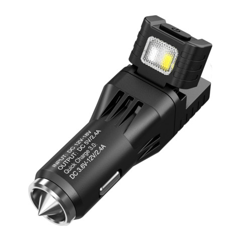 Nitecore VCL10 Rechargeable LED auto/car/road emergency light glass breaker